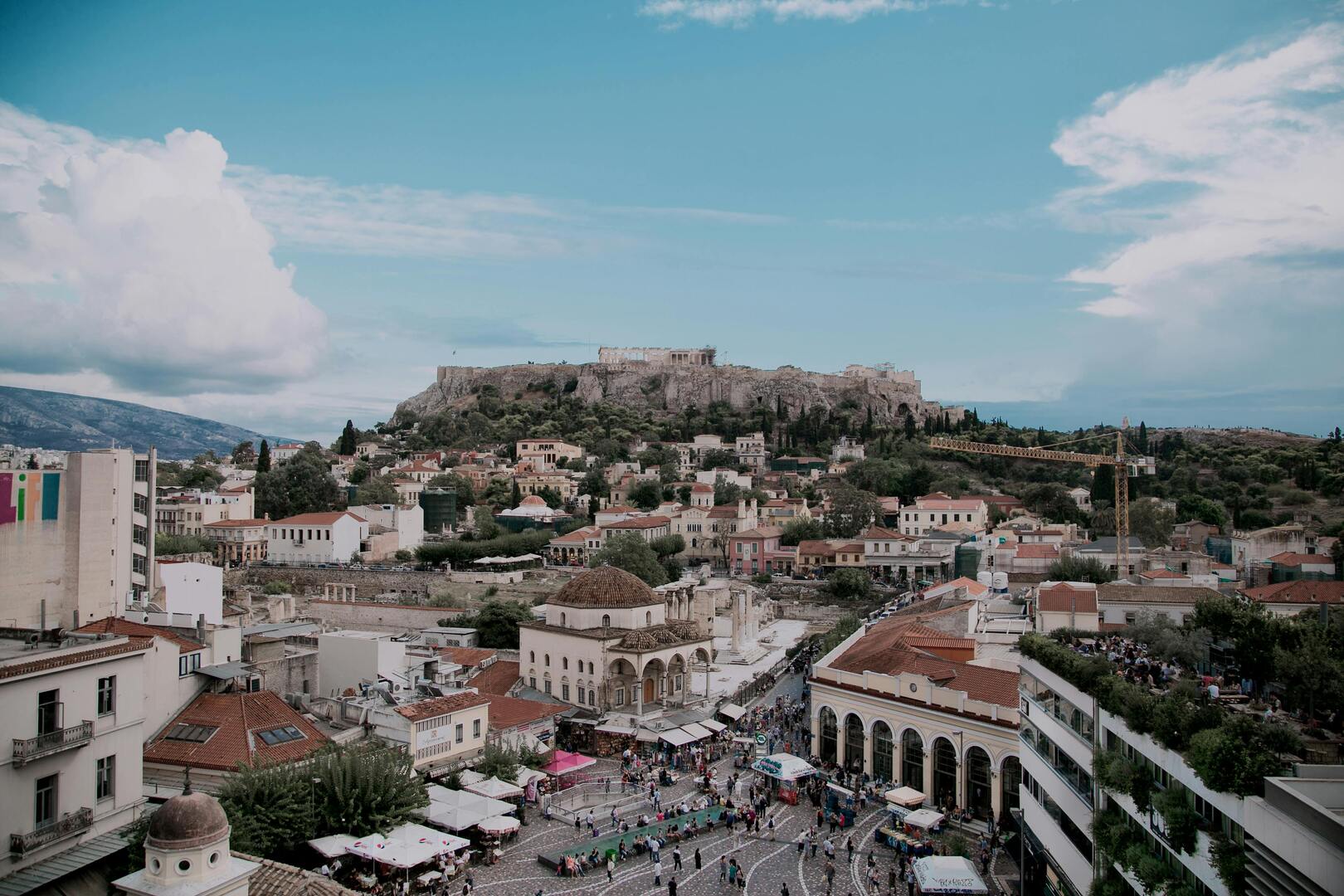 Acropolis of Athens view